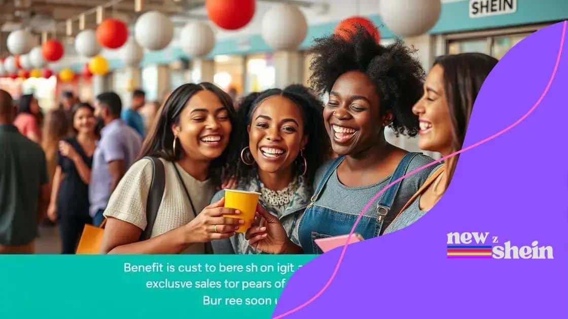 Benefits for customers engaged with Shein