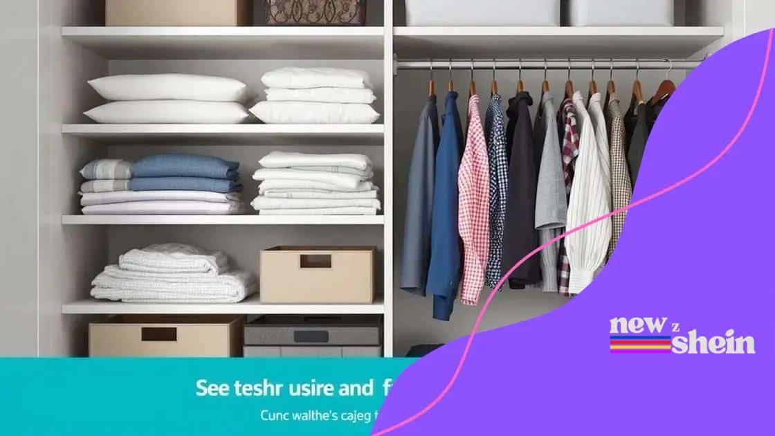 How to store your clothes properly