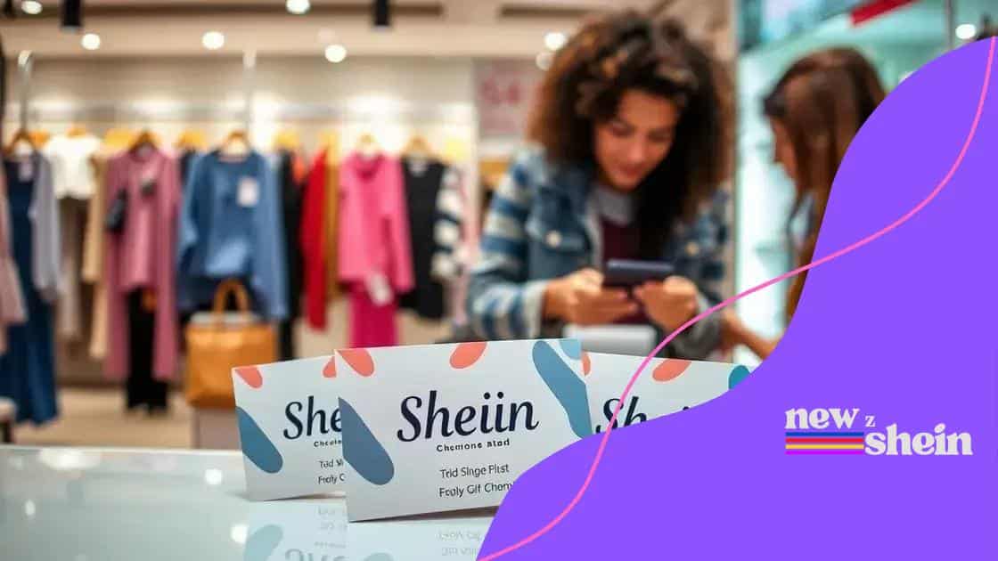 Benefits of using Shein gift cards for shopping